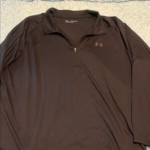 Under Armour Men's Black Long Sleeve Quarter-Zip